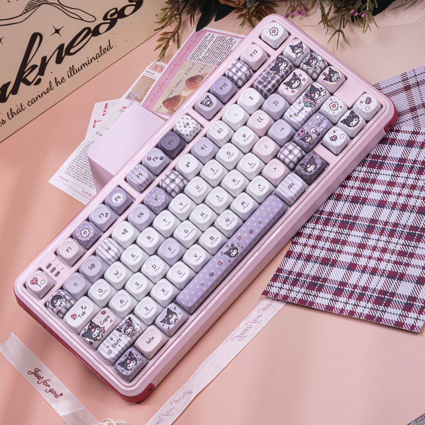 Keyboard Tenkeyless - Anime Sanrio Kunomi Diary Girl Heart