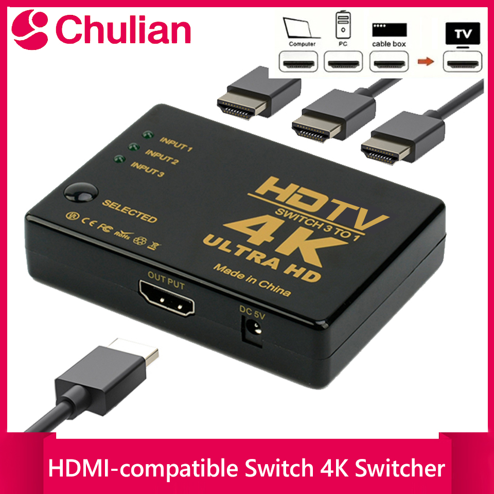 Esports Gaming Hub - 3 in 1 HDMI-compatible Switch 4K