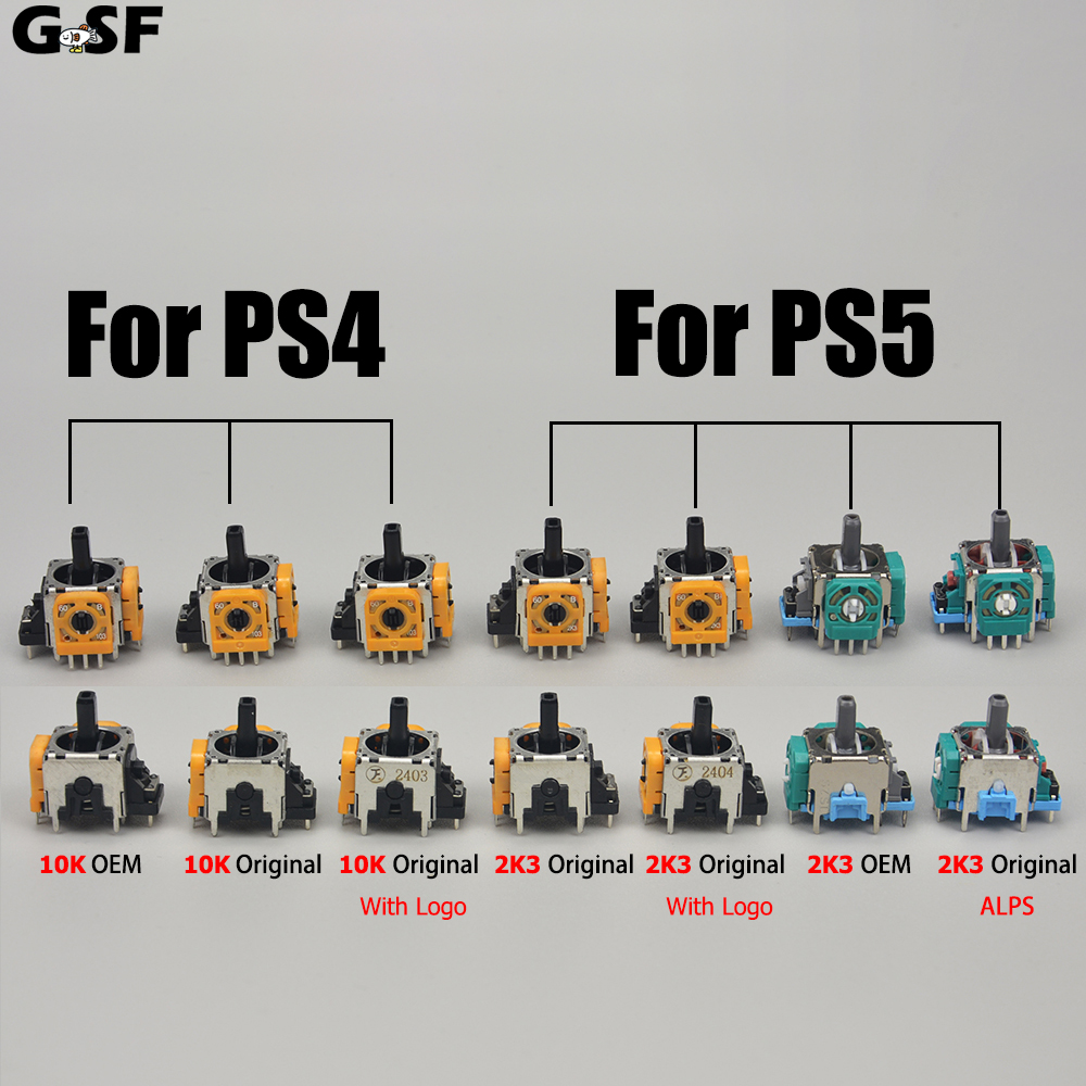 Esports Gaming Controller - 2PCS Joysticks Replacement for PS5 PS4
