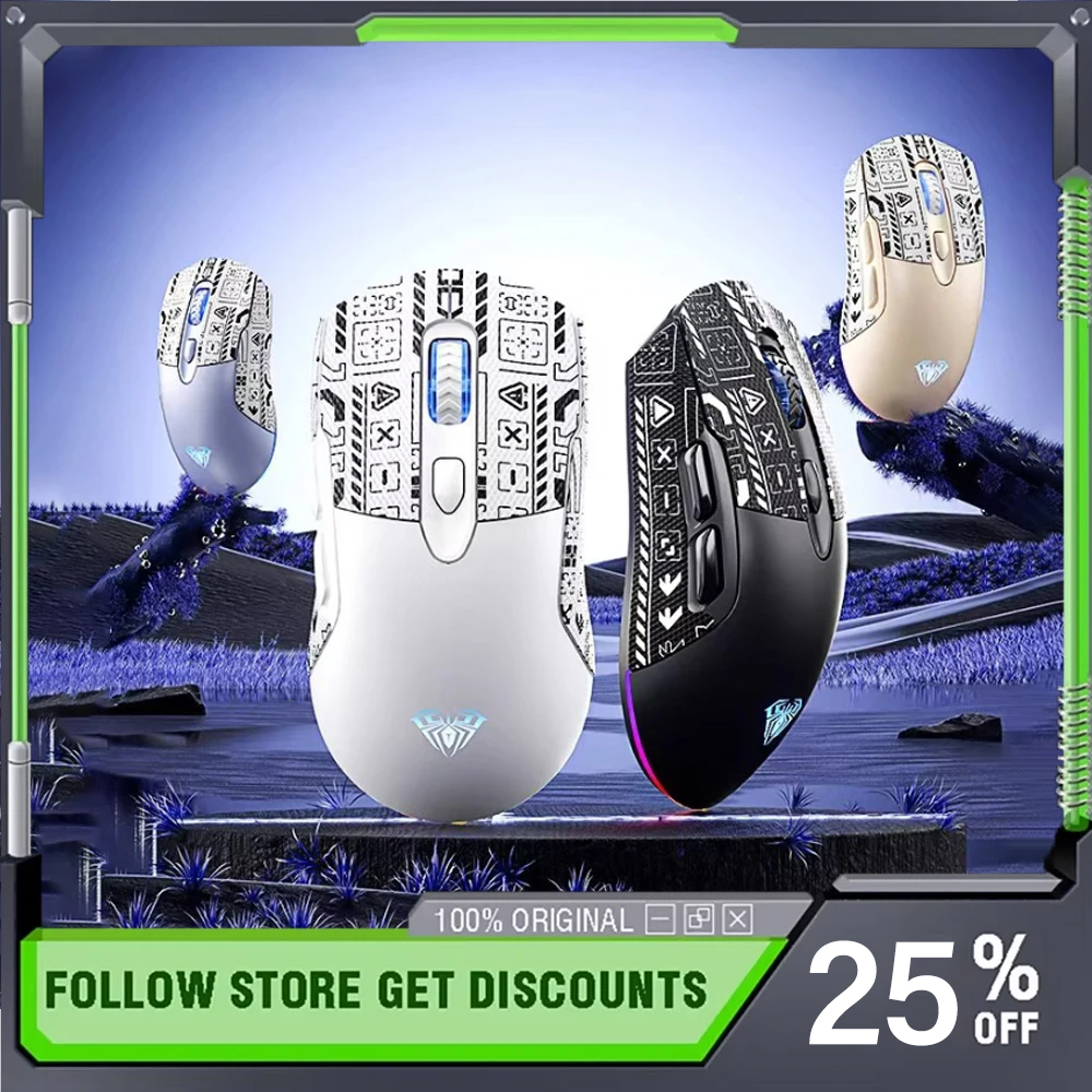 Esports Gaming Business - AULA SC525 Wireless Bluetooth Mouse Three