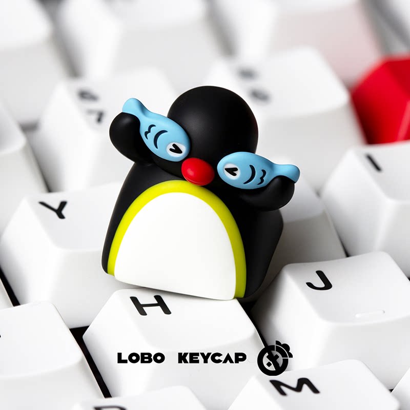 Keyboard Tenkeyless - Cartoon Pingu Image Second Round Series