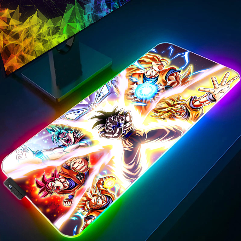 Esports Gaming Mice - LED Mouse pad Dragon Ball Computer