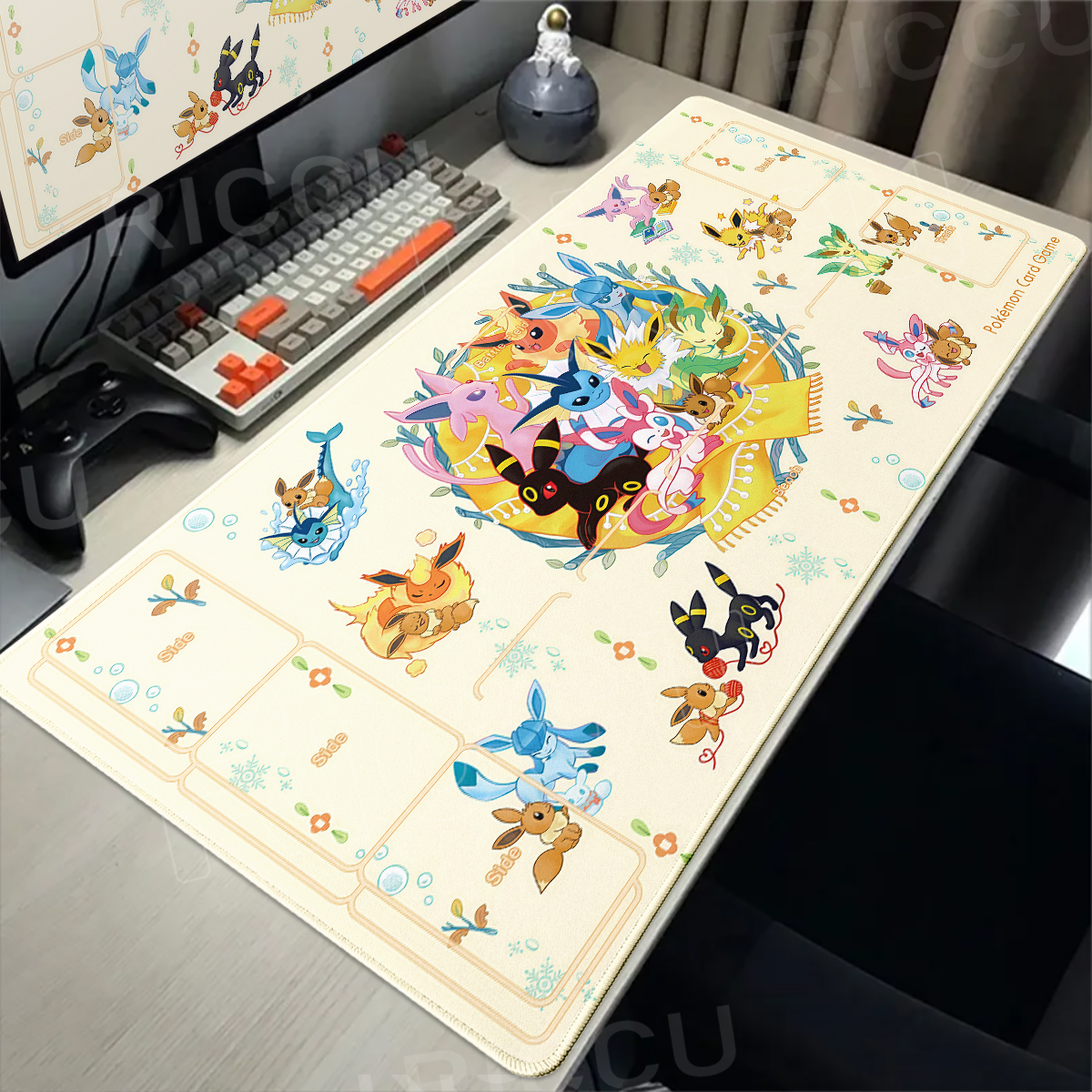 Esports Gaming Cabinet - Game Card Pad Anime Gaming Keyboard