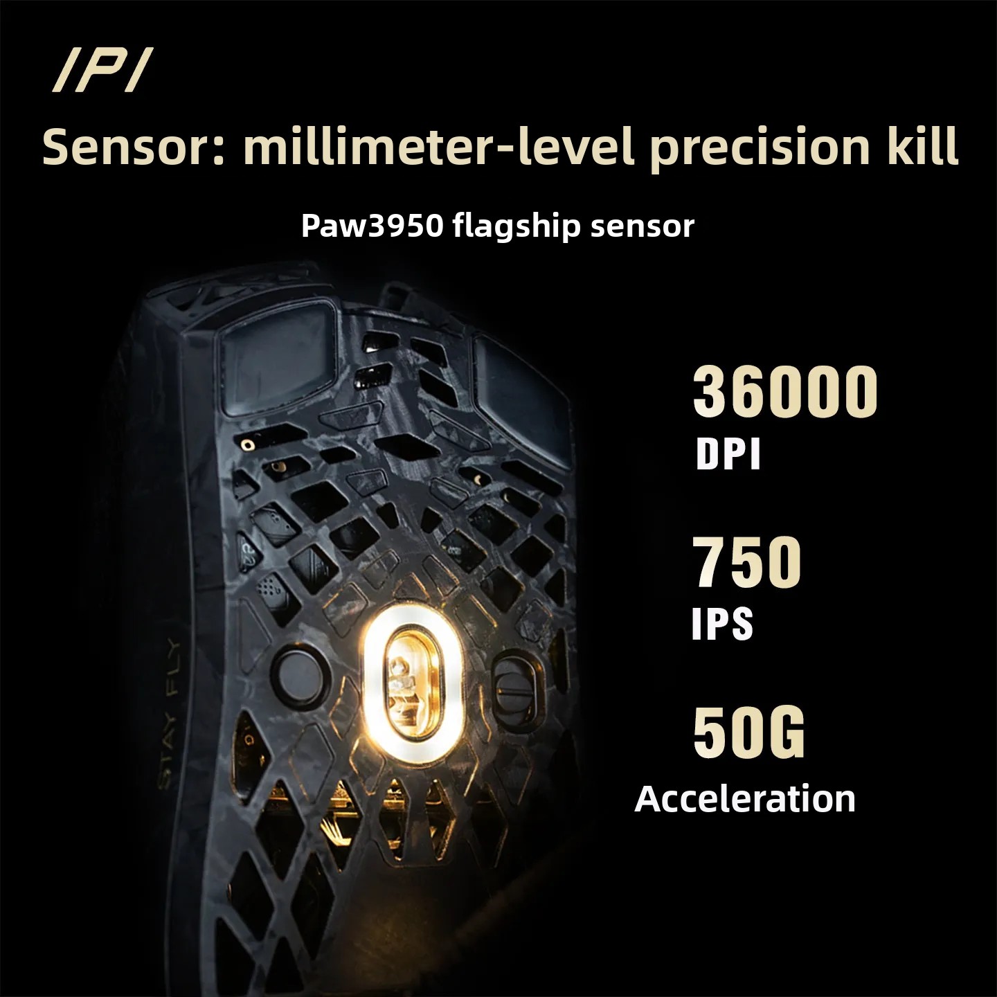 IPI STAY FLY Dual 8K PAW3950 M – Esports Gaming Mice Bewertung und Preis