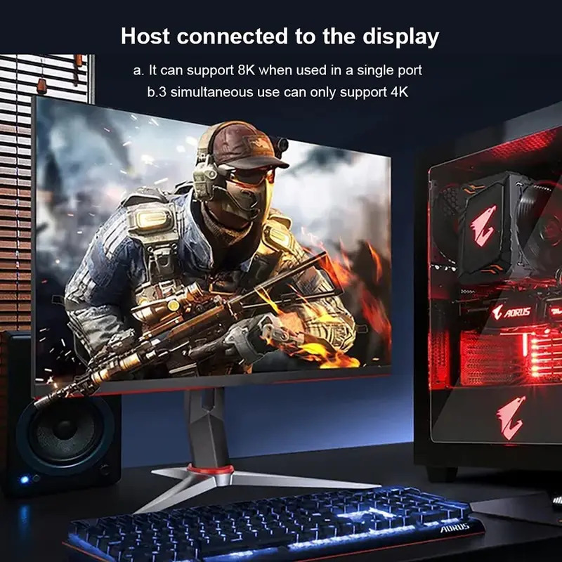 MST DisplayPort Splitter 1 in  – Esports Gaming Hub Bewertung und Preis