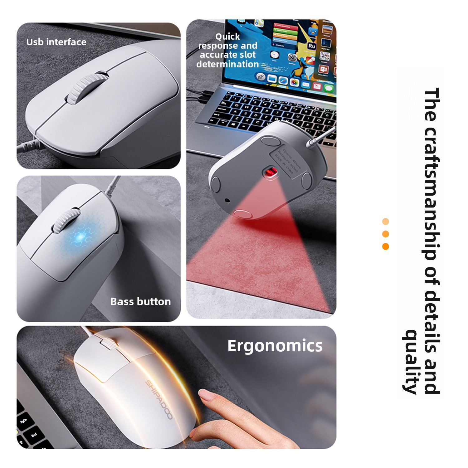 New S310 USB Wired Gaming Mous – Esports Gaming Laptop Bewertung und Preis