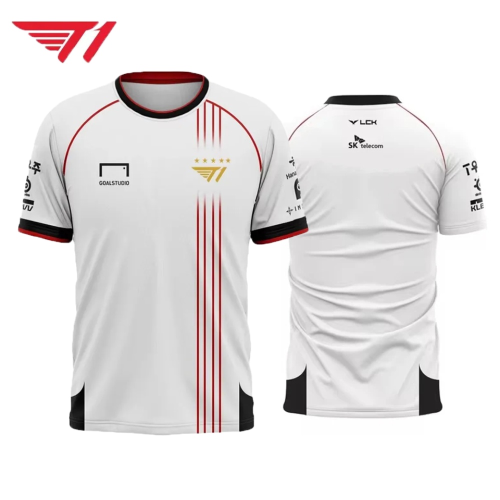 T1 Esports Jersey – White & Re – Esports Gaming League Bewertung und Preis