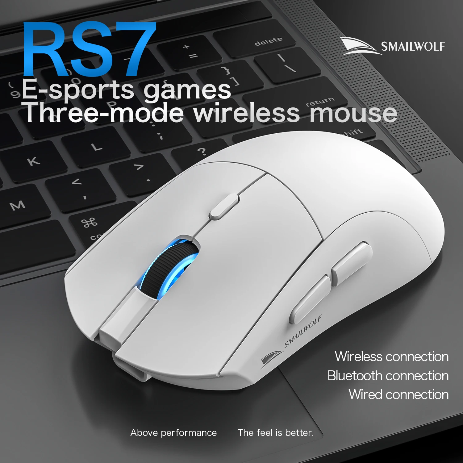 SMAILWOLF RS7 Gaming Mouse Blu – Esports Gaming Business Bewertung und Preis
