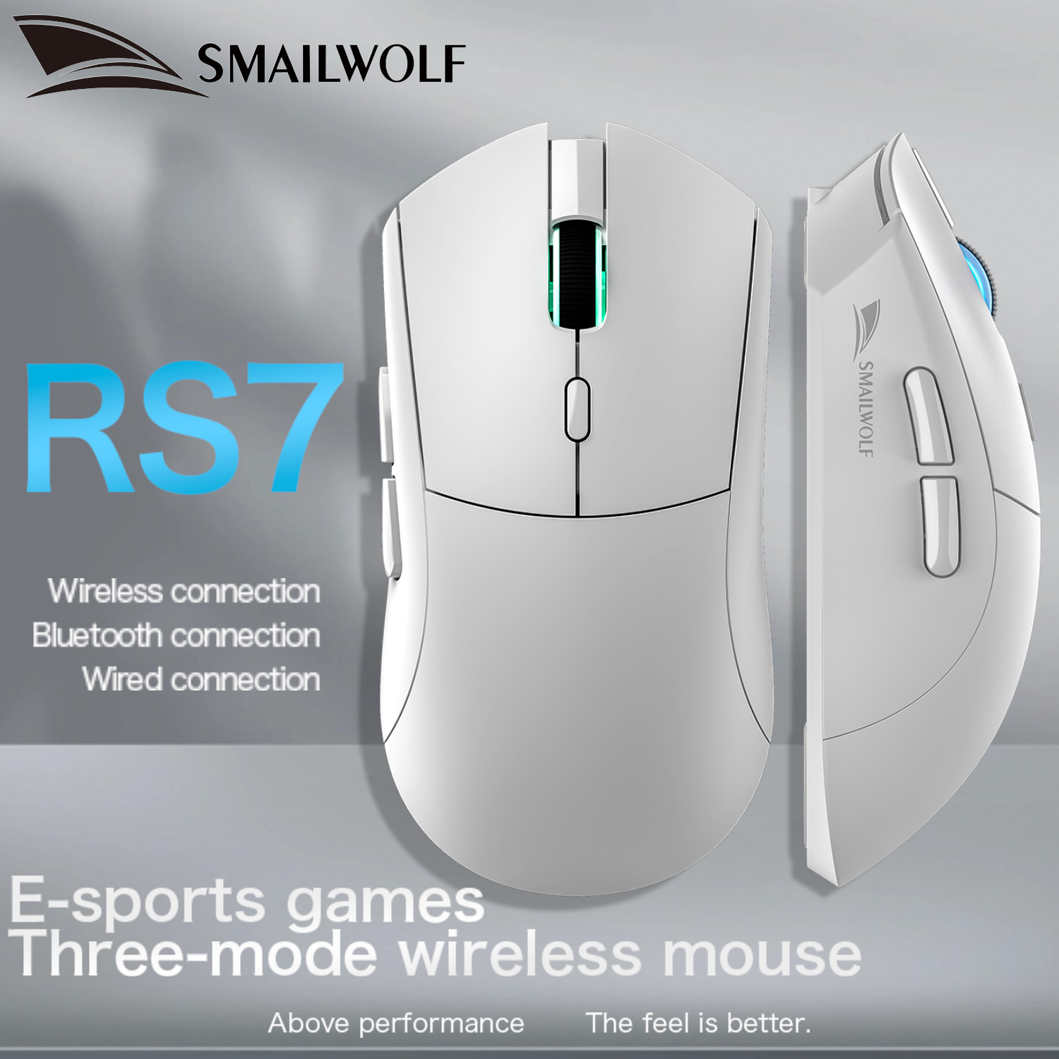 SMAILWOLF RS7 Gaming Mouse Blu – Esports Gaming Business Bewertung und Preis