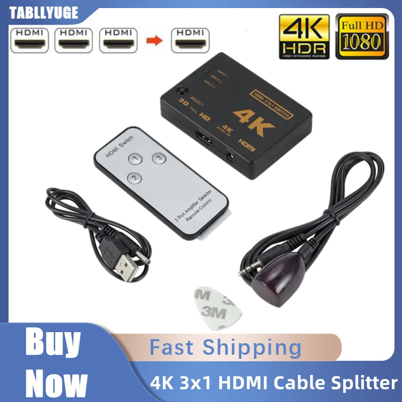 HDMI-compatible Switch 4K Swit – Esports Gaming Hub Bewertung und Preis