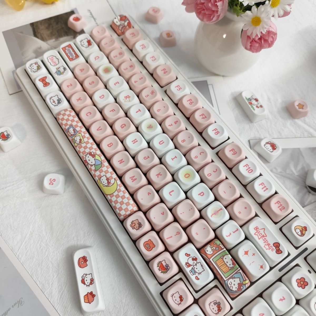 Anime Sanrio Hello Kitty Keyca – Keyboard Tenkeyless Bewertung und Preis