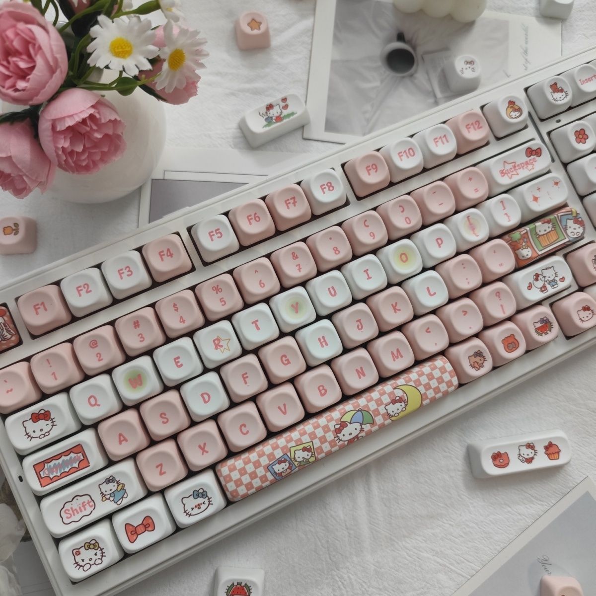 Anime Sanrio Hello Kitty Keyca – Keyboard Tenkeyless Bewertung und Preis