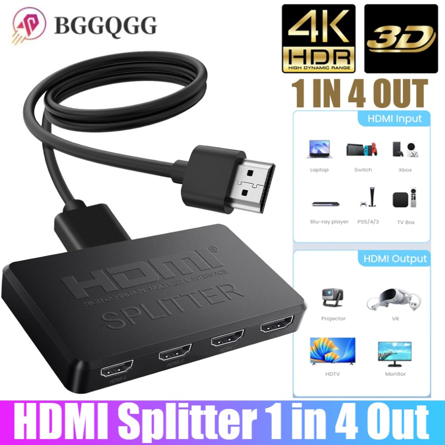 4K HDMI Splitter 1 in 4 Hub Ou – Esports Gaming Hub Bewertung und Preis