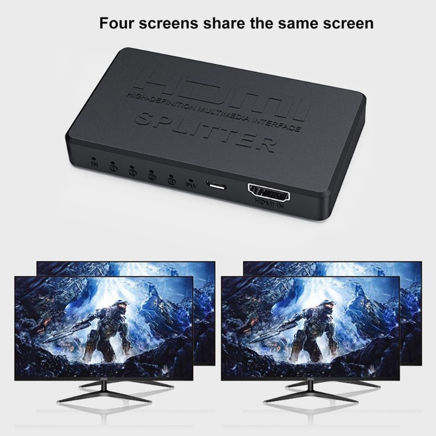 4K HDMI Splitter 1 in 4 Hub Ou – Esports Gaming Hub Bewertung und Preis