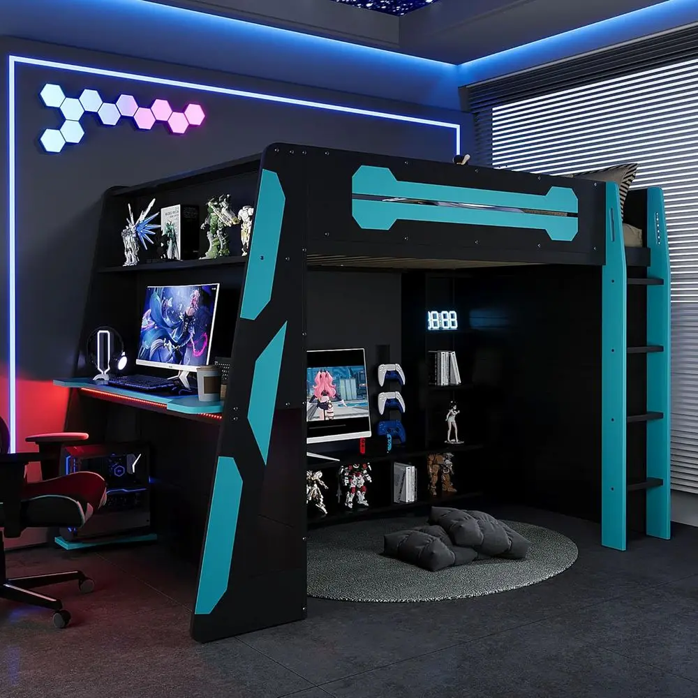 Customizable Large Wood Gaming – Esports Gaming Bed Bewertung und Preis