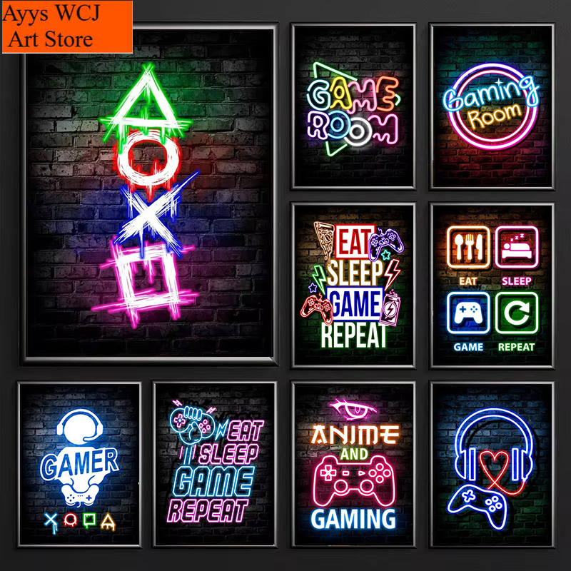 1pc frameless Canvas Painting  – Gaming Esports Esports Bewertung und Preis