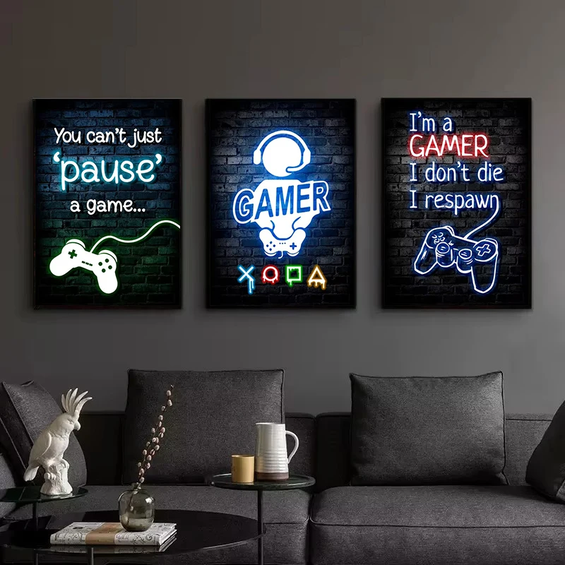 1pc frameless Canvas Painting  – Gaming Esports Esports Bewertung und Preis