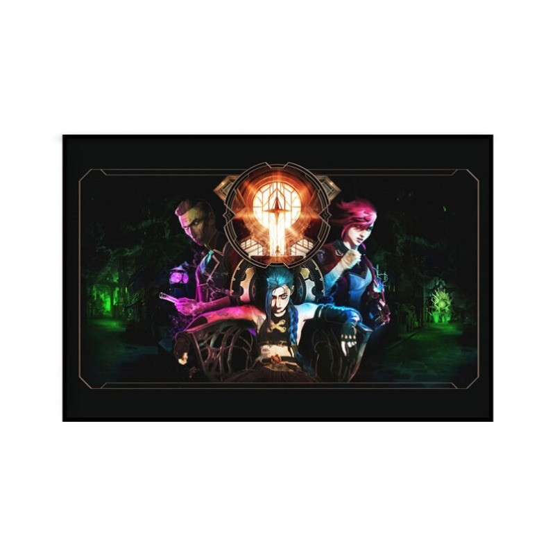 Arcane Jinx Close-Up Poster Un – Gaming Esports Esports Bewertung und Preis
