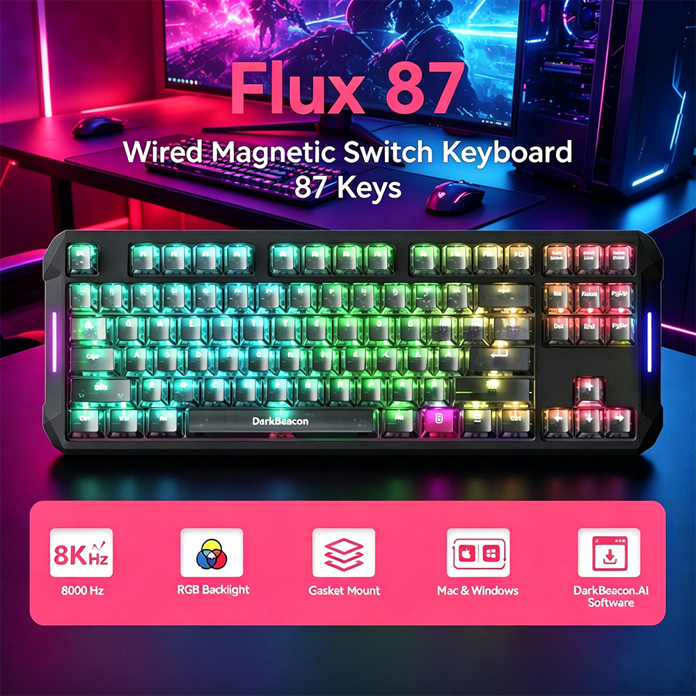 DarkBeacon Flux 87 Hall Effect – Esports Gaming Business Bewertung und Preis