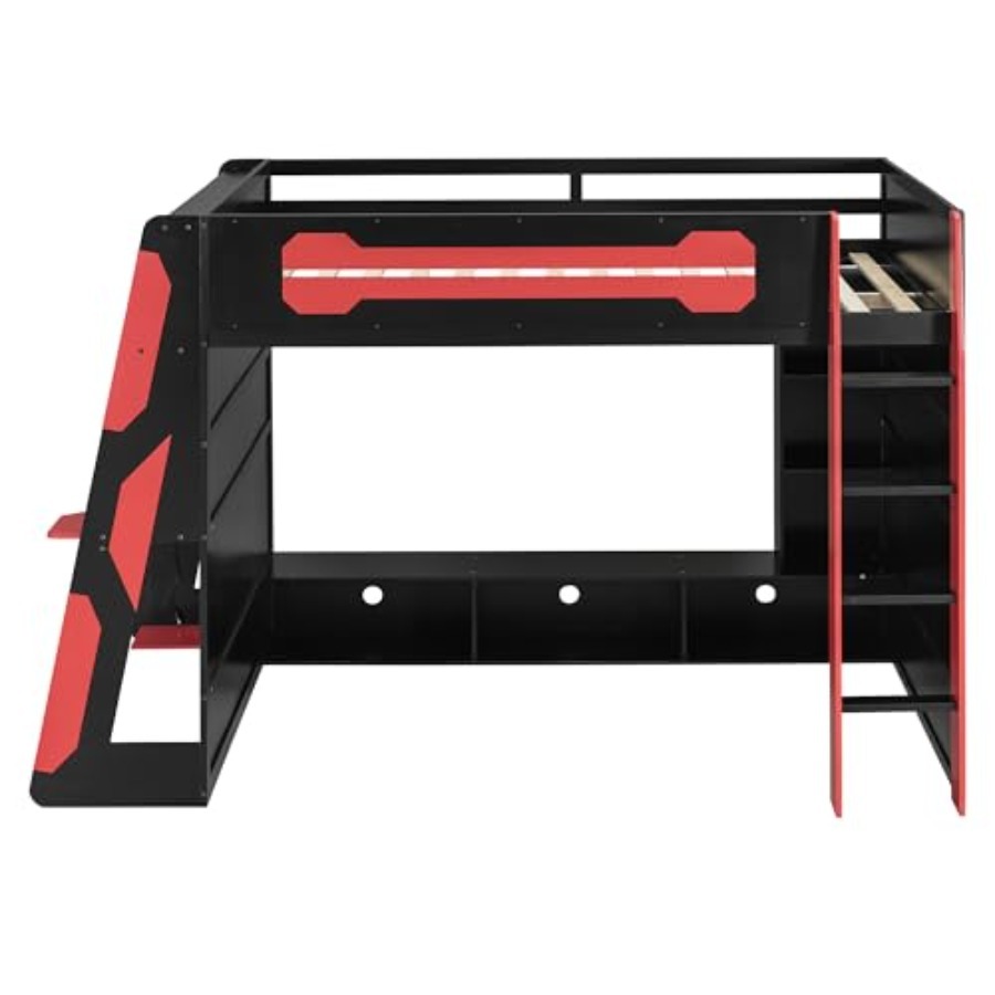 Full Size Wood Gaming Loft Bed – Esports Gaming Bed Bewertung und Preis