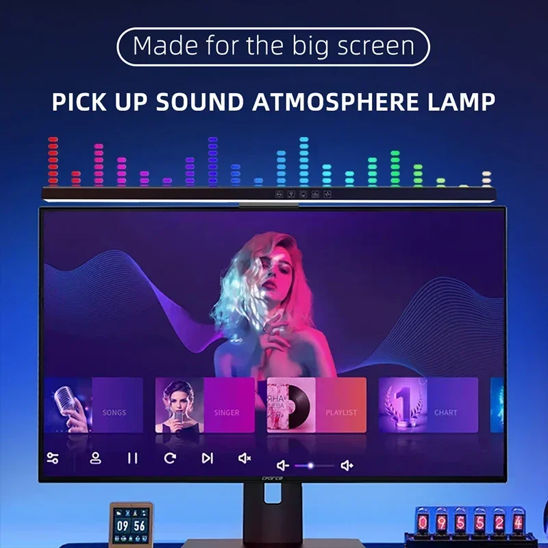 60cm RGB Screen Hanging Lights – Esports Gaming Bed Bewertung und Preis