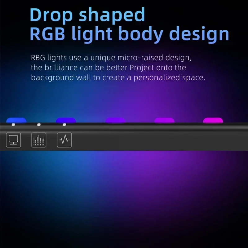 60cm RGB Screen Hanging Lights – Esports Gaming Bed Bewertung und Preis