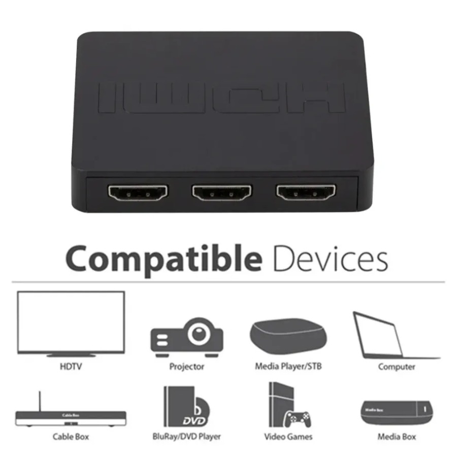 3 Ports HDMI-Compatible Switch – Esports Gaming Hub Bewertung und Preis