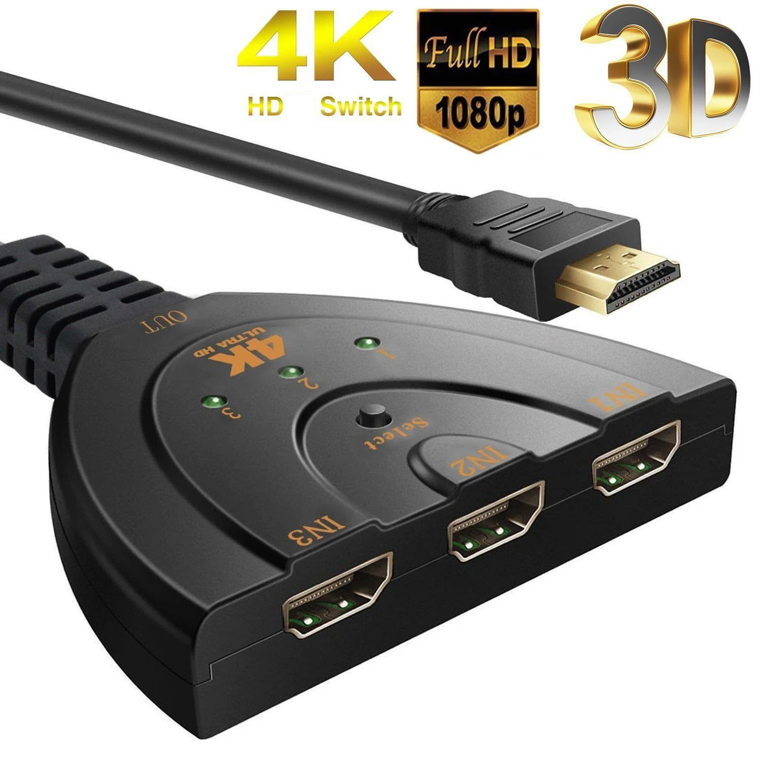 HDMI-compatible Switch 4K*2K 3 – Esports Gaming Hub Bewertung und Preis